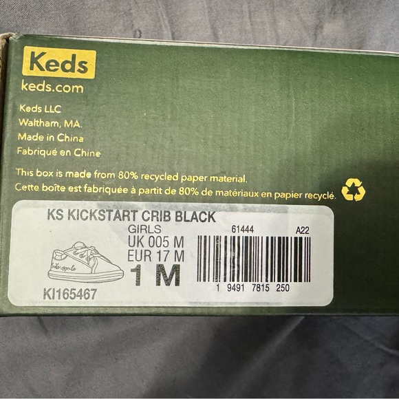 Keds x Kate Spade Kickstart Crib Sneaker size 1 - Picture 8 of 8
